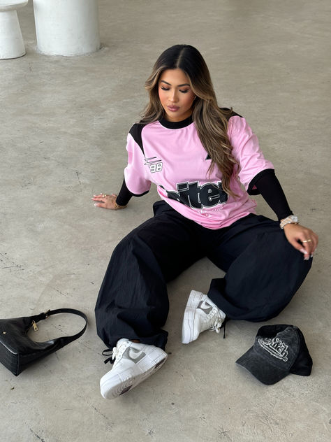 Upgrade your 'fit with the latest streetwear styles. Discover what's new online at Culture Kings. 🤩 Chav Girl, Streetwear Inspo, Streetwear Styles, Fashionably Late, Fits Inspo, Insta Feed, Culture Kings, Fashion Fits, Cute Fits