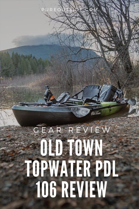 The Topwater is a super stable pedal kayak that can haul gear for a long day or even a weekend. Stand up or sit down on the comfy seat. Pedal or paddle. Pedal Powered Kayak, Old Town Kayak, Hobie Mirage, Pedal Kayak, Kayak Cart, Kayak Accessories, Pedal Power, The Comfy, Calm Water