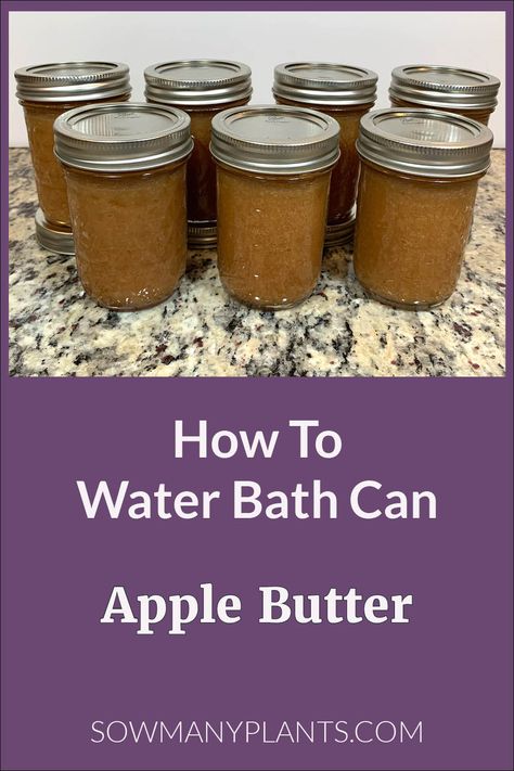 Can Apple Butter, Canning Apple Butter, Canning Guide, Canning Water, Water Bath Canning Recipes, Canning Apples, Butter At Home, Canning Rack, Ball Canning