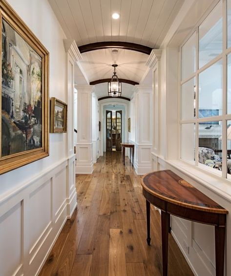 MHK Architecture on Instagram: "The elegance one hallway can have in any traditional home setting is so beautifully determined by the details. ​​​​​​​​ ​​​​​​​​ ____​​​​​​​​ Naples, Sarasota, Palm Beach, Florida, home design, coastal home, coastal home design, traditional home, home inspo, dream home, Naples real estate, Naples home design, architecture, Naples architecture, Florida architecture, beach house, modern design, contemporary design, luxury home, luxury living​​​​​​​​ ​​​​​​​​ #naples Coastal Home Design, Arched Ceiling, Florida Architecture, Beach House Modern, Home Design Architecture, Beach House Interior Design, Coastal Retreat, Beach House Interior, Palm Beach Florida