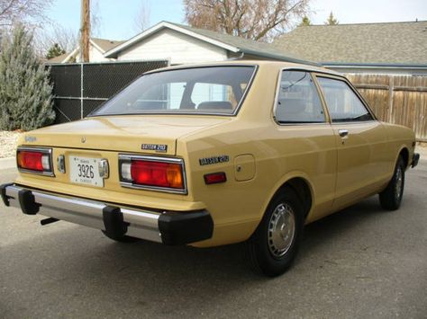 Datsun B210, 0 to 60 if you were lucky.  Mine was special, the trunk opened when you slammed the door with the windows up! Datsun B210, I Am Special, Cars Mercedes, Dream Cars Mercedes, Datsun 510, Nissan Infiniti, The Trunk, Pickup Trucks, The Door