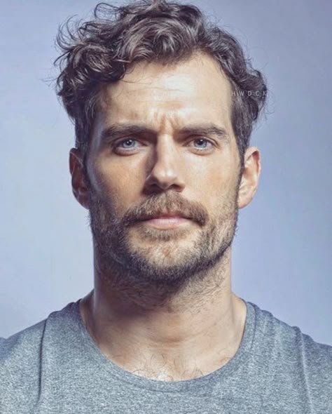 Photo - Google Photos Square Shaped Face Hairstyles, Square Shape Face, Hairstyle Male, Strong Jawline, Shape Face, Men Haircut Curly Hair, Mustache Styles, Mustache Men, Mens Hairstyles Thick Hair