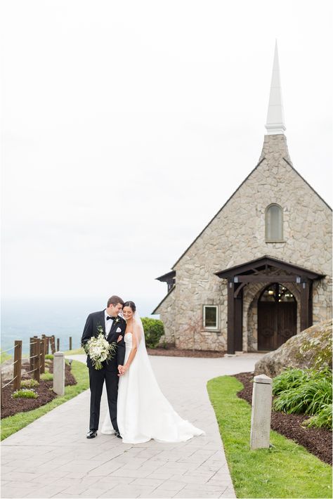 Mountaintop Spring Wedding at The Cliffs at Glassy Chapel | Ryan & Alyssa Photography Cliffs At Glassy Chapel Wedding, The Cliffs At Glassy Chapel, Glassy Chapel Wedding, Wedding Ceremony Music, Church Weddings, White Magnolia, Wedding News, Greenville Sc, Wedding Music