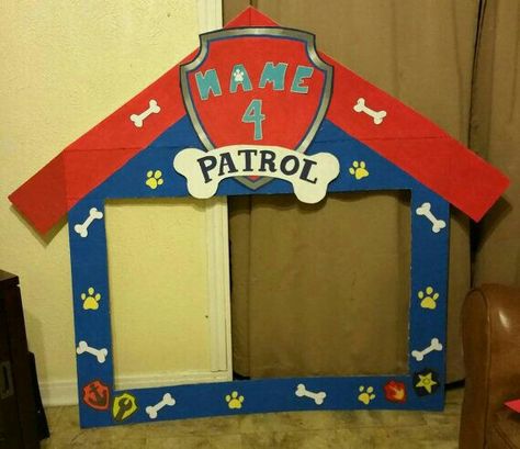 Picture Frame Prop, Party Photo Frame, Paw Party, Anniversaire Diy, Frame Props, Photo Frame Prop, Patrol Party, Paw Patrol Birthday Party, Paw Patrol Party