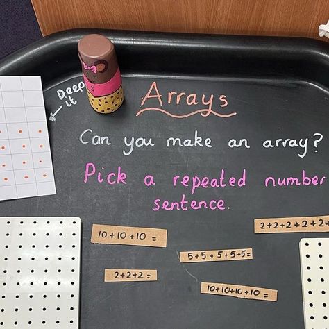 Arrays Year 1, Writing Provision Year 1, Ks1 Continuous Provision, Arrays Activities, Ks1 Maths, Year 1 Maths, Continuous Provision, Science Week, Maths Area