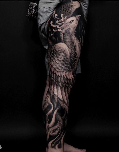 Asian Style Phoenix Tattoo, Phoenix Japanese Tattoo, Japanese Pheonix Tattoo, Phoenix Leg Tattoo, Phoenix Sleeve Tattoo, Phoenix Tattoo Women, Flying Phoenix Tattoo, Phoenix Tattoo Men, Most Beautiful Tattoos