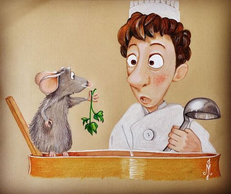 Ratatouille Disney, Dibujos Toy Story, Disney Character Drawings, Prismacolor Art, Cute Disney Drawings, Drawing Cartoon Characters, Disney Art Drawings, A Rat, Disney Sketches