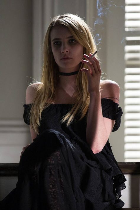 "Surprise, B*tch": Emma Roberts Teases the Return of Madison Montgomery on AHS Coven Fashion, Dark Lifestyle, American Horror Story Costumes, American Horror Story Quotes, Witch Ideas, Michael Langdon, Madison Montgomery, Cody Fern, American Horror Story Seasons