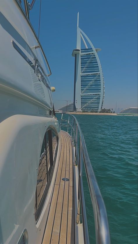 Yacht, burj al arab, luxury, sea, view, cruise, summer, luxury life, dubai , uae, water, bikini, boat Dubai Yacht Aesthetic, Arab Luxury, Minimalist Things, Dubai Burj Al Arab, Dubai Cruise, Dubai Yacht, Dubai Summer, Yacht Aesthetic, Dubai Photography