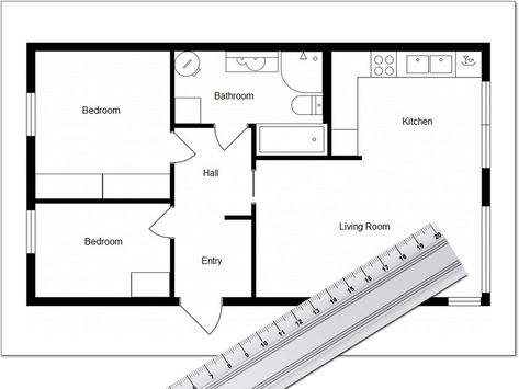 Floor Plan Software - RoomSketcher Simple Room Drawing, Free Floor Plans, Floor Plan Creator, Room Drawing, Simple Room, Design App, Computer Programming, Birds Eye, Drawing Tools