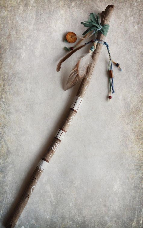 Talking Sticks, Spirit Sticks, Driftwood Shelf, Talking Stick, Altar Ideas, Baba Jaga, Wiccan Crafts, Pagan Crafts, Stick Art