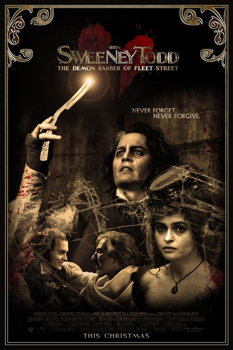 SWEENEY TODD • The Demon Barber of Fleet Street Sweeney Todd, Johnny Depp, Movie Poster, Not Found, Film, Celebrities, Movie Posters, Film Posters