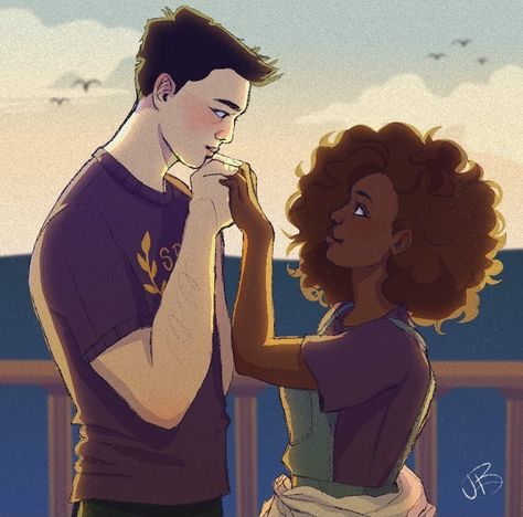 Frank X Hazel Fanart, Frazel Fanart, Frank Zhang And Hazel Levesque, Frank Zhang Fan Art, Pjo Drawings, Sun And The Star, Hazel And Frank, Pjo Art, Percy Jackson Drawings