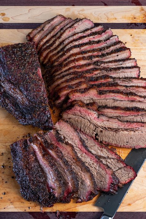 Meat For Breakfast, Soul Food Ideas, Best Smoked Brisket, Brisket Ideas, Best Smoked Brisket Recipe, Picnic Party Food, Coffee Rubbed Steak, Food Cart Ideas, Seafood Dinner Party