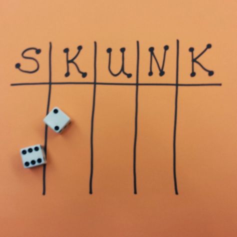 SKUNK–A Fun Game of Chance and Probability – Mrs B's Best Geek House, Games To Play With Kids, Family Card Games, Fun Card Games, Family Fun Games, Classroom Games, E Mc2, School Games, Group Games