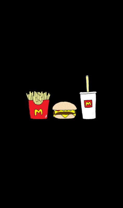 @linaphat Mcdonalds Wallpaper Drawing Mcdonalds Background, Cute Mcdonalds, Mcdonalds Wallpaper, Mcdonalds Aesthetic, Mcdonald's Aesthetic, Pink Panther Cartoon, Free Mcdonalds, Wallpaper Drawing, Food Backgrounds