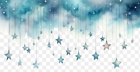 Hanging Stars Png, Watercolor Border, Hanging Stars, About Christmas, Christmas Star, Christmas Watercolor, Christmas Png, Christmas Background, Christmas Wallpaper