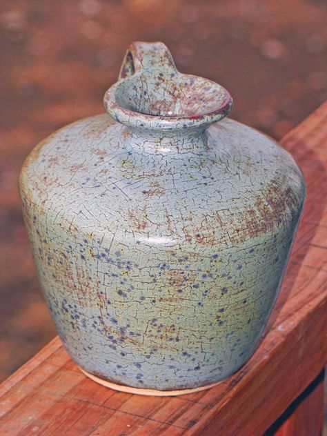 Bottle vase with Amaco's Frosted Turquoise over Deep Firebrick. Throwing Clay, Ceramic Projects, Glaze Combinations, Fire Brick, Glaze Combos, Pottery Patterns, Turquoise Glaze, Glaze Ideas, Pottery Glaze