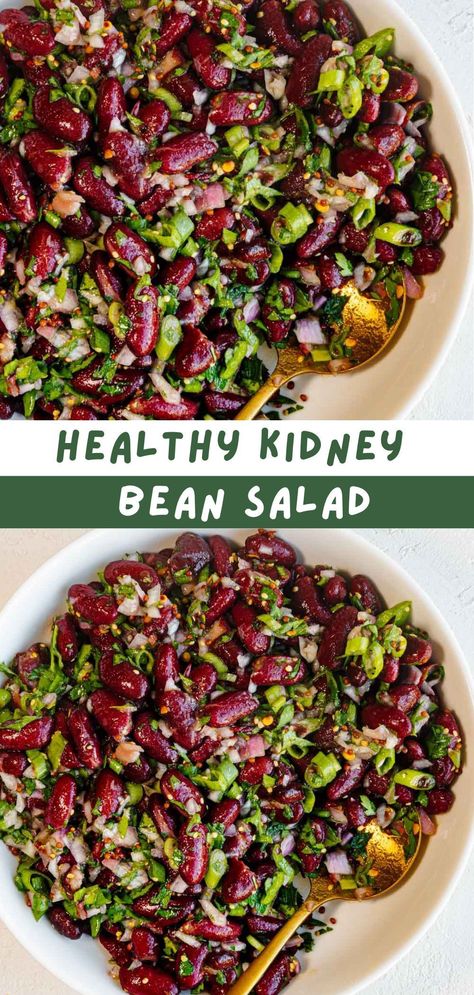 Kidney Beans Recipes Healthy, Kidney Bean Salad Recipes, Kidney Beans Salad, Kidney Bean Recipes, Valencia Diet, June Recipes, Beans Recipe Healthy, Bean Pasta Recipes, Vegan Bean Recipes