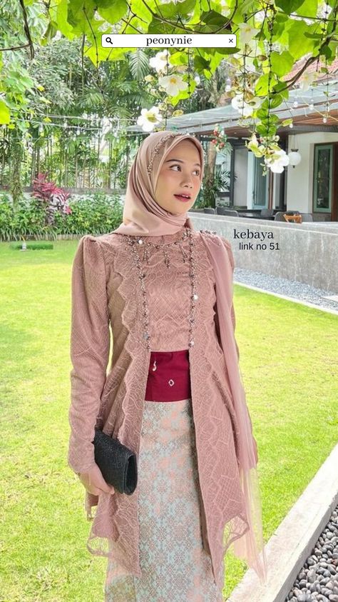 tap to shop #kebaya #wisuda Kebaya Rose Gold Wisuda, Kebaya Rose Gold Hijab, Kebaya Mauve, Kebaya Dusty Pink, Kebaya Kutubaru Hijab, Kebaya Rose Gold, Kebaya Simple Hijab, Kebaya Burgundy, Kebaya Wisuda Hijab