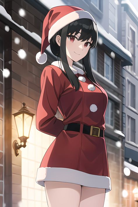 Yor Forger, Anime Christmas, Akame Ga, Amy Rose, Kawaii Girl, One Piece (anime), Pretty Cool, Family Christmas, Aesthetic Anime