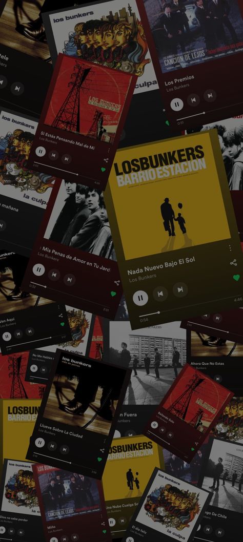 Los Bunkers Poster, Los Bunkers, Wallpapers Dark, Soda Stereo, Rock And Roll, Iphone Wallpaper, Wallpapers, Songs, Collage