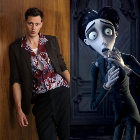 Bill Skarsgård as Victor. Corpse Bride Live Action, Bill Skarsgard, Corpse Bride, Live Action, Sonic