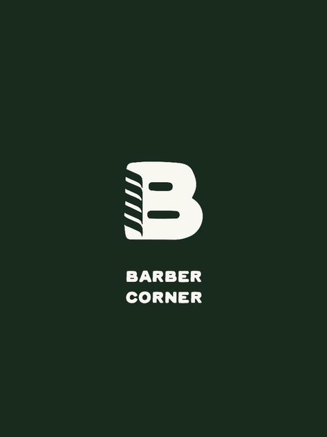 Logo Barber Corner Logo Barber, Barber Logo, Logo B, Wellness Business, Minimal Logo Design, Salon Interior Design, Blind Date, Vintage Logo Design, Modern Logo Design