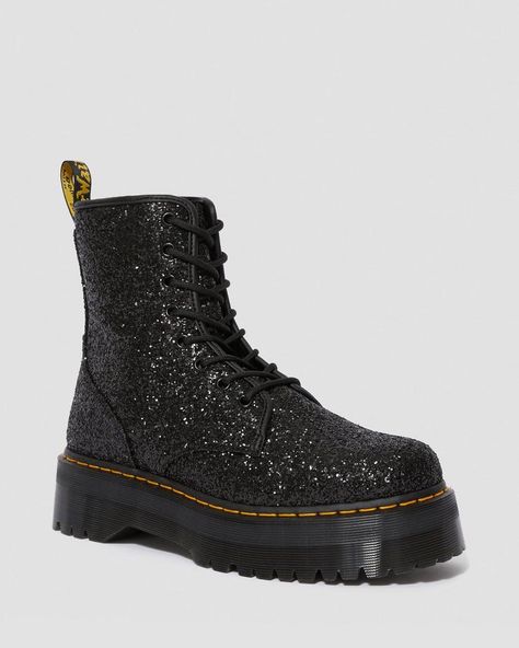 Goth Japanese, Red Doc Martens, Chunky Platform Boots, White Doc Martens, Dr Martens Jadon, Eye Glitter, Boots Timberland, Platform Boots Chunky, Doc Martens Boots