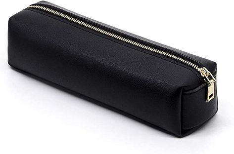 Black Pencil Case, Unicorn Pencil Case, Cute Pencil Case, Cosmetic Bag Organization, Leather Pencil Case, Easy Money Online, Student Girl, Pencil Pen, College Bags