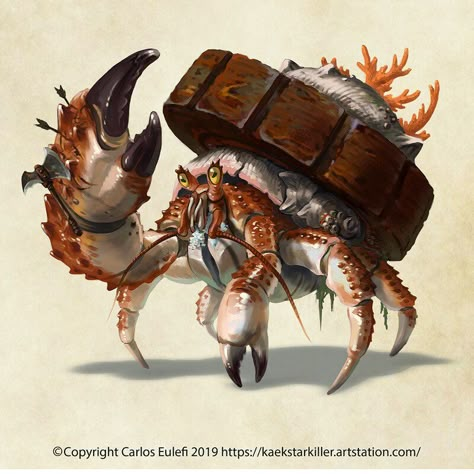 ArtStation - Giant Wheel Crab D&D , Kaek McBeardy Monsters Rpg, Giant Wheel, Space Opera Art, Myths & Monsters, Crab Art, Fallout Art, Creature Drawings, Alien Creatures, Fantasy Monster