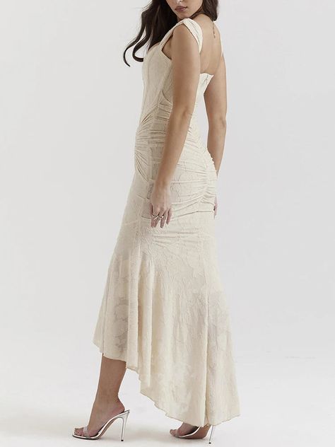 Ankle length wedding dress