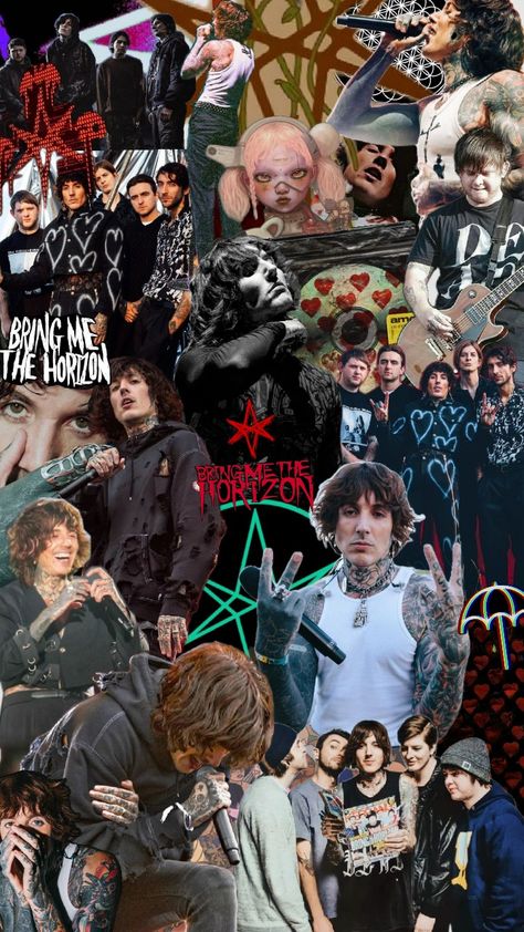 Bring Me The Horizon #bring #horizon #bmth #music #rock #hard #kingslayer Bring Me The Horizon Art, Bring Me The Horizon Wallpapers, Song Memes, Concert Pictures, Wallpapers Dark, Oli Sykes, Oliver Sykes, Emo Kid, Bring Me The Horizon