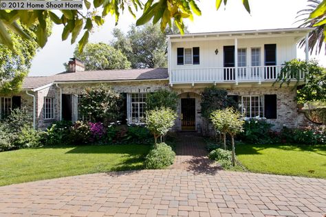 Colonial curb appeal Colonial Curb Appeal, Brick Driveway, Charming House, Pasadena California, Patio Gazebo, Deck Patio, Colonial House, Exterior House Colors, Upper Deck