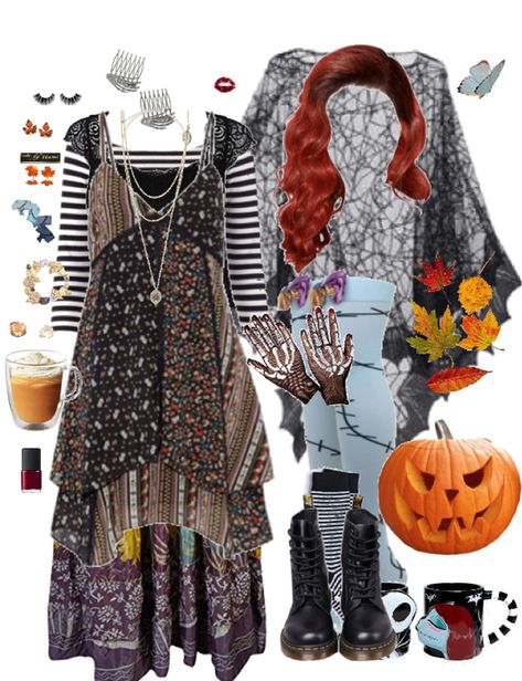 Sally The Nightmare Before Christmas Disney Bound Outfit | ShopLook Jack And Sally Inspired Outfits, Sally Nightmare Before Christmas Inspired Outfit, Jack And Sally Outfits, Sally Nbc Costume, Jack And Sally Disneybound, Sally Outfit Ideas, Sally Aesthetic Disney, The Nightmare Before Christmas Outfits, Sally Nightmare Before Christmas Outfit