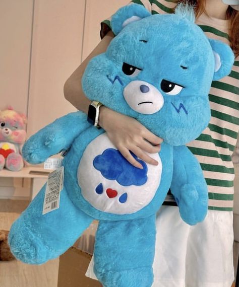 Grumpy Care Bear, Care Bear Birthday, Grumpy Bear, Period Kit, Care Bears Plush, Luxury Flower Bouquets, Blue Teddy Bear, Cute Squishies, Teddy Bear Gifts