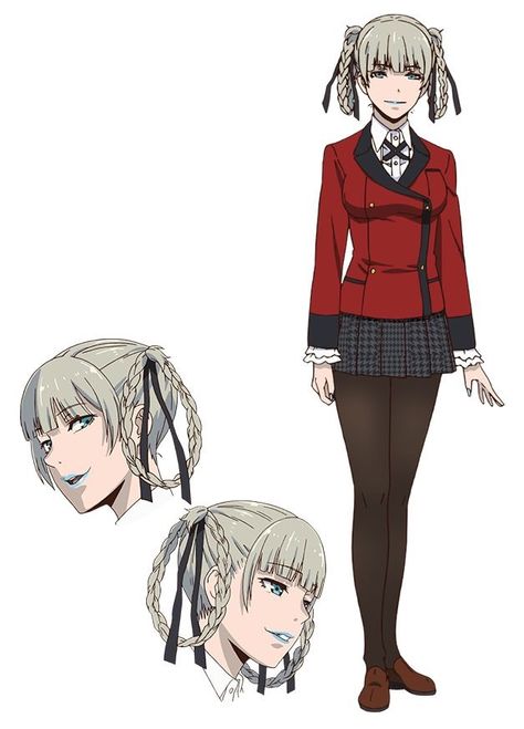 Kakegurui Drawing, Kirari Momobami, Private Academy, X Male Reader, Kushina Uzumaki, Yumeko Jabami, Model Sheet, Anime Stickers, Character Sheet