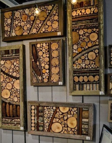 HomelySmart | 15 Crafty Wood Slice Projects You'll Want For Your Home - HomelySmart Wood Slice Projects, Tre Kunst, Wood Slice Art, Wood Slice Crafts, Desain Furnitur Modern, Into The Wood, Creation Deco, Diy Holz, Wood Creations