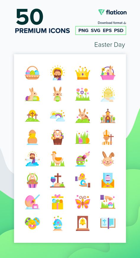 Easter Day Icon Pack Easter Icons, Flat Icons, Search Icon, Easter Day, Flat Icon, Icon Pack, Support Team, Icon Font, Vector Icons