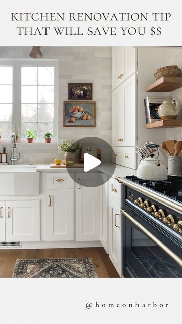 Callie Plemel on Instagram: "Save this post if you’re considering a kitchen renovation!

A lot of people don’t realize that our kitchen cabinets are stock cabinets! We didn’t have a budget for custom cabinetry during our renovation, so we improvised with stock cabinets to create our cabinet towers. We stacked two 30 inch upper cabinets on top of a “drawer cabinet” on each side of our range to create this look.

The secret is that the drawer cabinets are really 9 inch upper cabinets turned on their side! All we had to do was build a drawer box, install some drawer slides, and attach the door as a drawer front instead. (We also had to remove the doors’ hinges.)

Want home tips and and tricks like this? Follow me, @homeonharbor for more!

#homerenovation #kitchendesign #renovationproject #how Build A Drawer, Drawer Cabinets, Stock Cabinets, Dream Kitchens Design, Low Cabinet, Drawer Cabinet, Upper Cabinets, Drawer Box, Drawer Slides