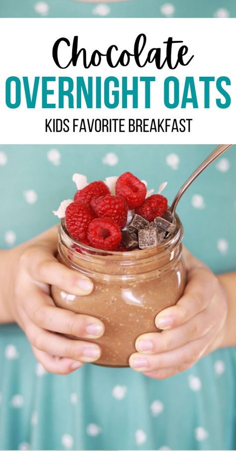 Chocolate Overnight Oats Recipe, Make Ahead Breakfasts, Easy Yummy Breakfast, From Scratch Recipes, Make Greek Yogurt, Chocolate Overnight Oats, Homemade Greek Yogurt, Live Simple, Easy Overnight Oats