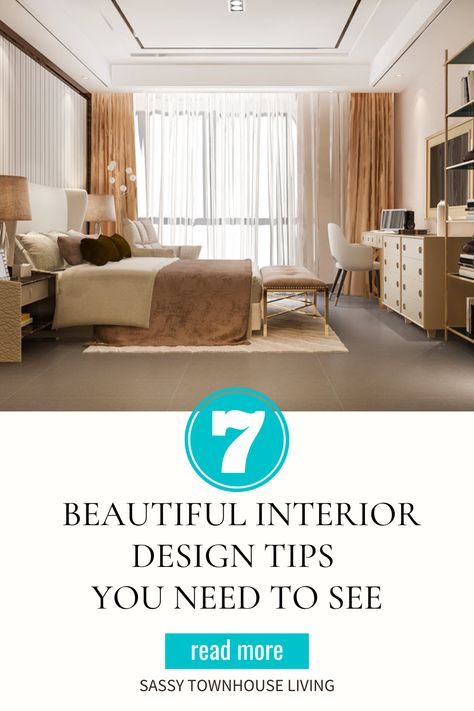 7 Beautiful Interior Design Tips You Need To See. - Sassy Townhouse Living Interior Design Games, Storybook Cottage, Stylish Interior Design, Ideas For Decorating, Interior Design Elements, Beautiful Interior Design, Easy Home Decor, Design Planning, Making Room