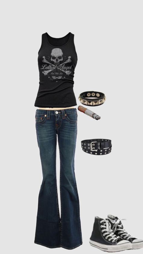 #outfit #outfitinspo #outfitinspiration #thirteen #thirteenstyle Thirteen Movie Outfits, Outfit 2000s Style, Outfits 2000s, 2000s Clothes, Downtown Outfits, Nct Johnny, Rock Outfits, Movies Outfit, 2000s Fashion Outfits