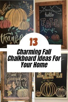 Get ready to cozy up your space with these creative and easy DIY chalkboard ideas for fall! From festive autumn quotes to fun chalk art, these ideas will help you bring a warm and rustic touch to your home decor. Perfect for your entryway, kitchen, or living room! Whether you're a seasoned crafter or just looking for quick decor inspiration, you'll love these charming designs. 🍁 #FallDecor #DIYChalkboard #AutumnDecor #RusticHome #FallIdeas #ChalkArt #HomeDecorInspiration Chalkboard In Living Room, Fall Festival Sign Ideas, Fall Pumpkin Chalkboard Art, Fall Halloween Chalkboard Art, Dining Room Chalkboard Ideas, Fall Kitchen Chalkboard Ideas, Fall Blackboard Ideas Easy, Chalkboard Pumpkin Art, Rustic Fall Signs