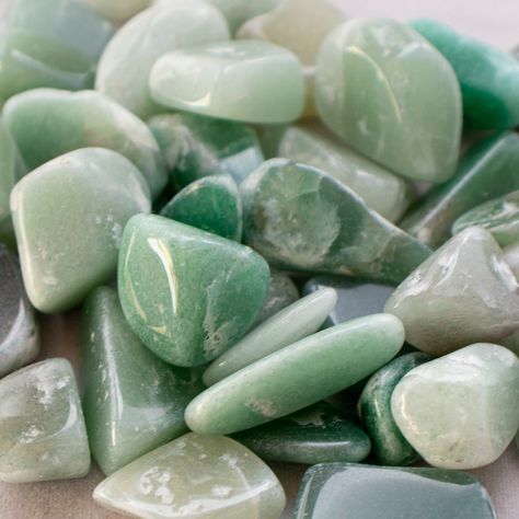 Green Aventurine Loose crystals A stone of opportunity and luck, green aventurine inspires creativity and motivation. It promotes a feeling of well-being and promotes relaxation. Brings new opportunities and attracts wealth. Using Green aventurine in meditation boosts manifestation. Promotes compassion and empathy, while encouraging perseverance. Chakra -Heart Green Adventurine loose crystals come in an adorable canvas bag and are the perfect amount to be used in our Moon Water Bottle. Includes Green Aventurine Aesthetic, Green Adventure Crystal, Moon Water Bottle, Light Green Crystals, Green Goldstone, Bracelet Colors, Moon Water, Colour Story, Green Aventurine Crystal