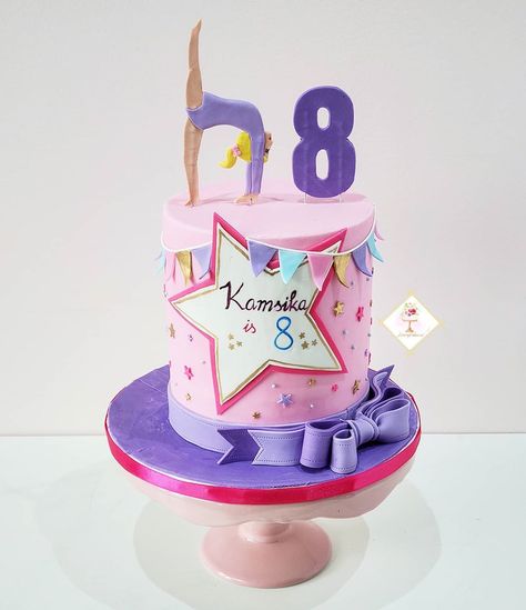 LuxuryCakes Ca en Instagram: “Gymnastics theme birthday cake 😊 #birthday #birthdaycake #luxurycake #luxurycakesca #luxurycakes #customcakes #torontocakes…” Barbie Gymnastics Birthday Party, Gymnastic Theme Cake, Dance Theme Birthday Cake, Gymnastics Themed Birthday Cake, Gymnastics Theme Birthday Party Cake, Gymnastics Themed Cake, Birthday Cake 8th Girl, Gymnastic Themed Birthday Party, Gymnastics Cakes For Girls Birthday