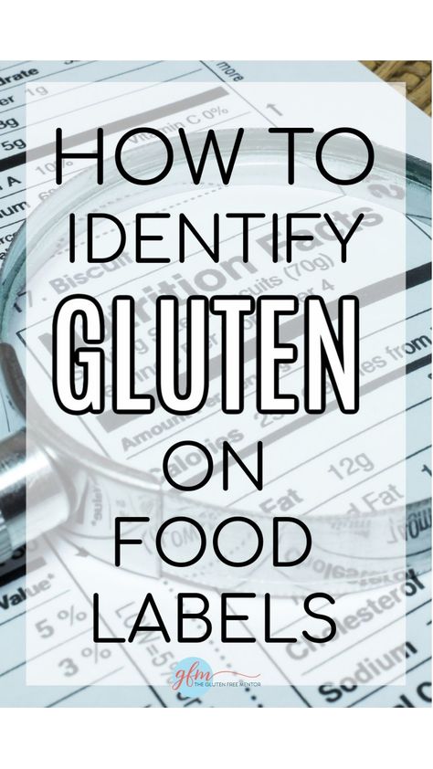 Your step by step guide to finding gluten on food labels. Learn how to find Celiac safe foods. #readingfoodlabels #glutenfreeliving #celiacdiet Gluten Free Fast Food, Gluten Free List, Gluten Free Food List, What Is Gluten Free, Gluten Free Info, Gluten Free Foods, What Is Gluten, Gluten Free Items, Gluten Free Guide