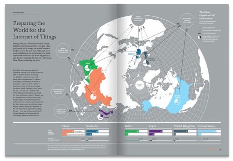 Internet of Things - Nicolas Rapp Design Studio - Freelance Infographic Designer World Map Infographic, Statistics Infographic, Map Infographic, Space Ships Concept, Information Visualization, Space Ship Concept Art, Infographic Map, Free Infographic, Internet Of Things