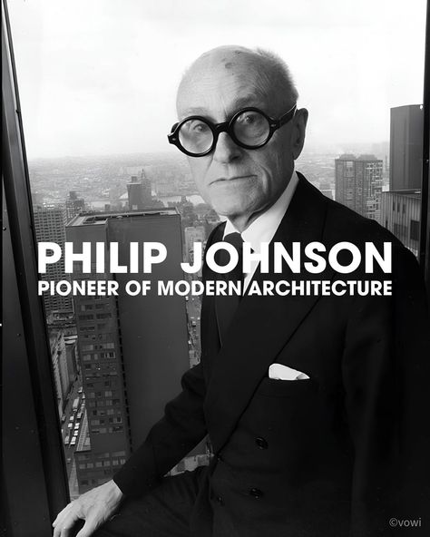 Philip Johnson (1906-2005) was a seminal figure in American architecture, whose philosophy evolved significantly over his long career, reflecting an engagement with both Modernism and Postmodernism. Initially, Johnson was a staunch advocate for Modernism and played a crucial role in promoting the International Style in architecture. This style emphasized functionalism, simplicity, and the use of new materials such as glass, steel, and concrete. Johnson's Glass House in New Canaan, Connecticut... Philip Johnson Glass House, New Canaan Connecticut, Steel And Concrete, Philip Johnson, New Canaan, American Architecture, International Style, Glass House, Postmodernism