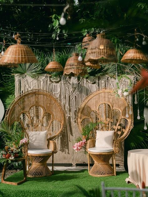 African Wedding Theme, Filipiniana Wedding Theme, Bohemian Wedding Decor, Filipiniana Wedding, Filipino Wedding, Home Garden Ideas, Stile Boho Chic, African Theme, Dream Wedding Decorations